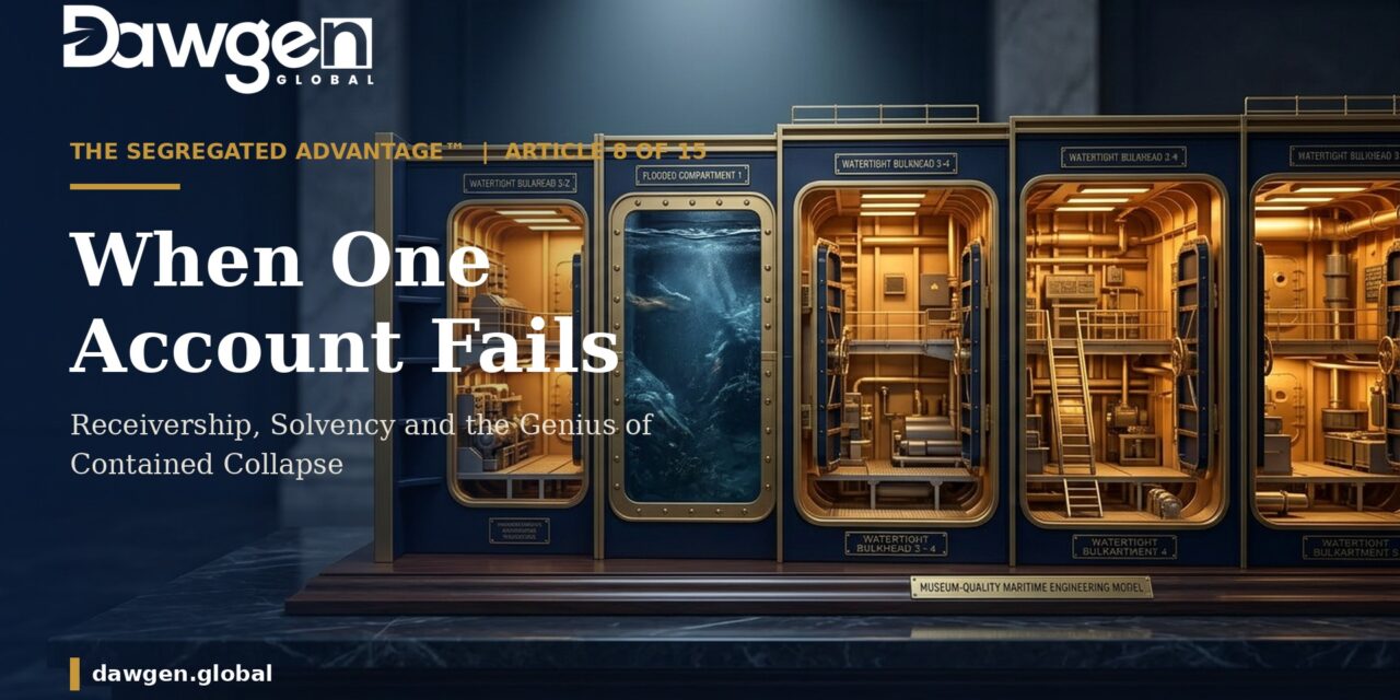When One Account Fails: Receivership, Solvency and the Genius of Contained Collapse