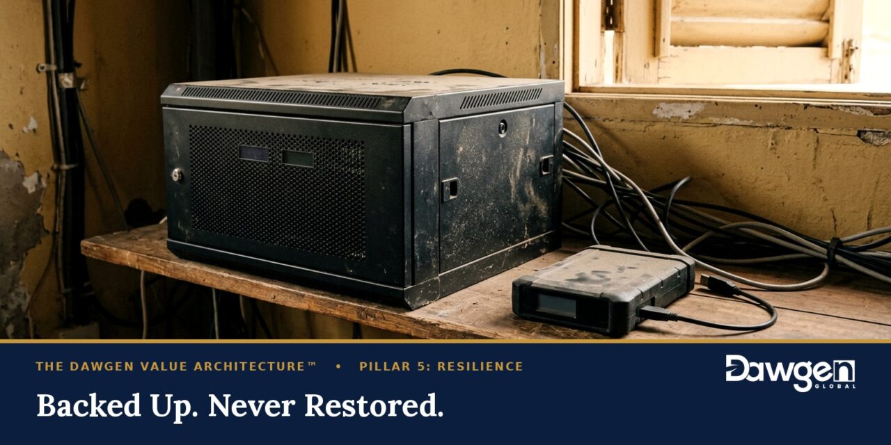 RESILIENCE : A Backup You Have Never Restored Is Not a Backup