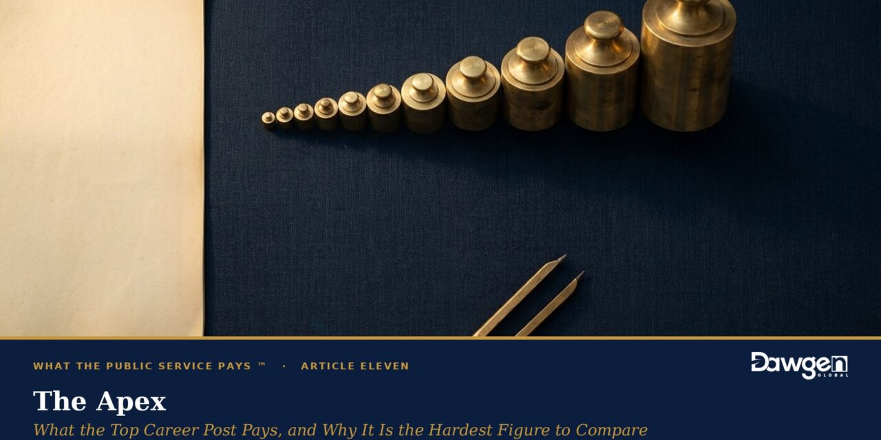 The Apex: What the Top Career Post Pays, and Why It Is the Hardest Figure to Compare