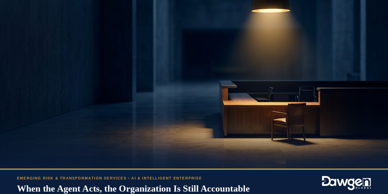 When the Agent Acts, the Organization Is Still Accountable