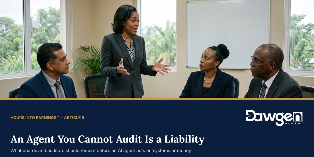 An Agent You Cannot Audit Is a Liability